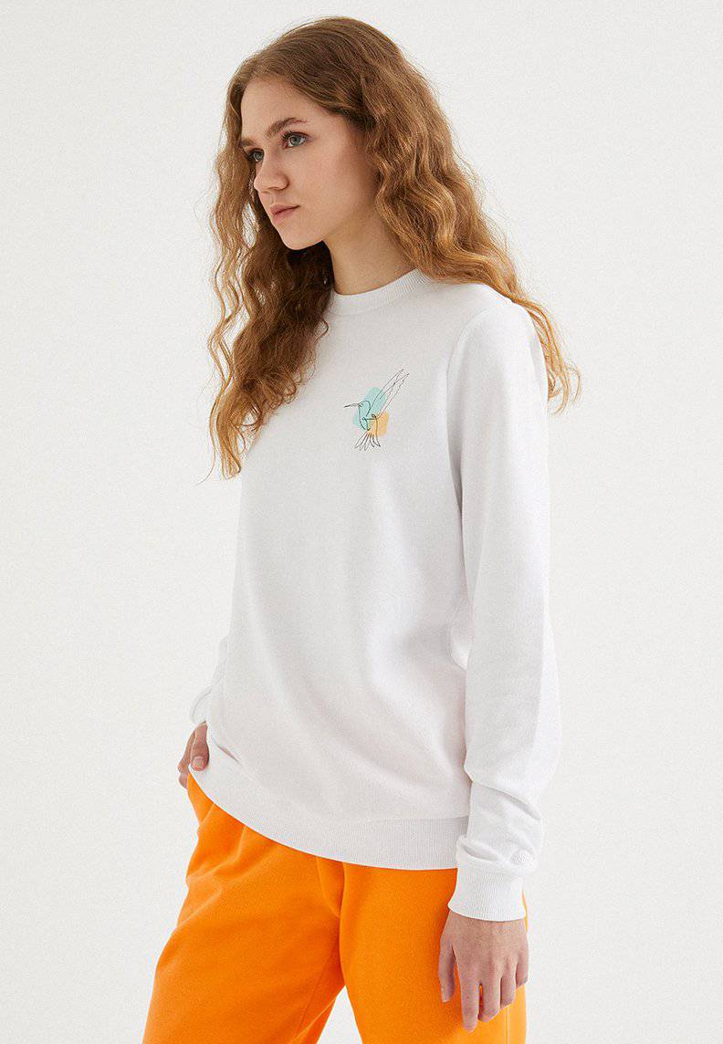 WATERCOLOUR HUMMINGBIRD SWEAT