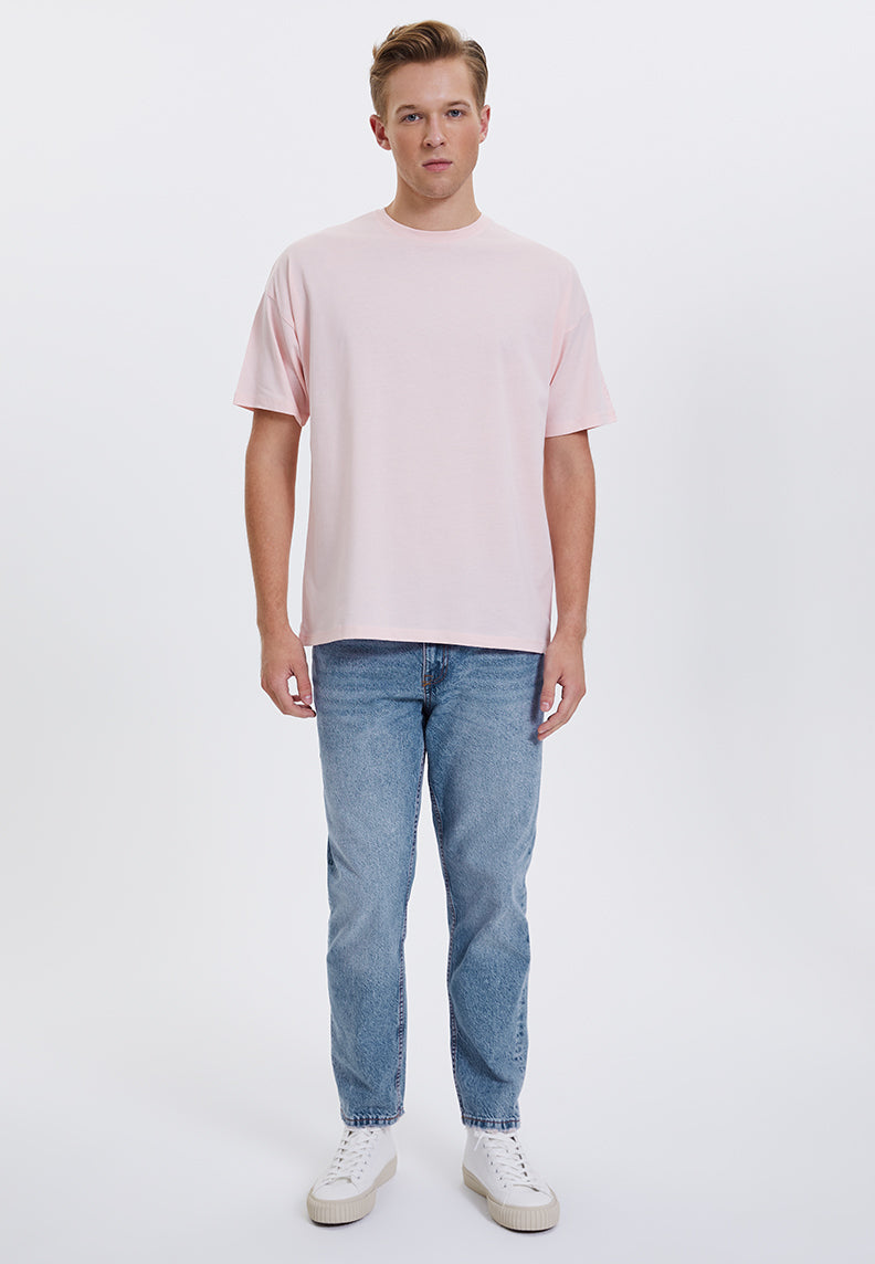 ESSENTIALS OVERSIZED TEE in Strawberry Cream