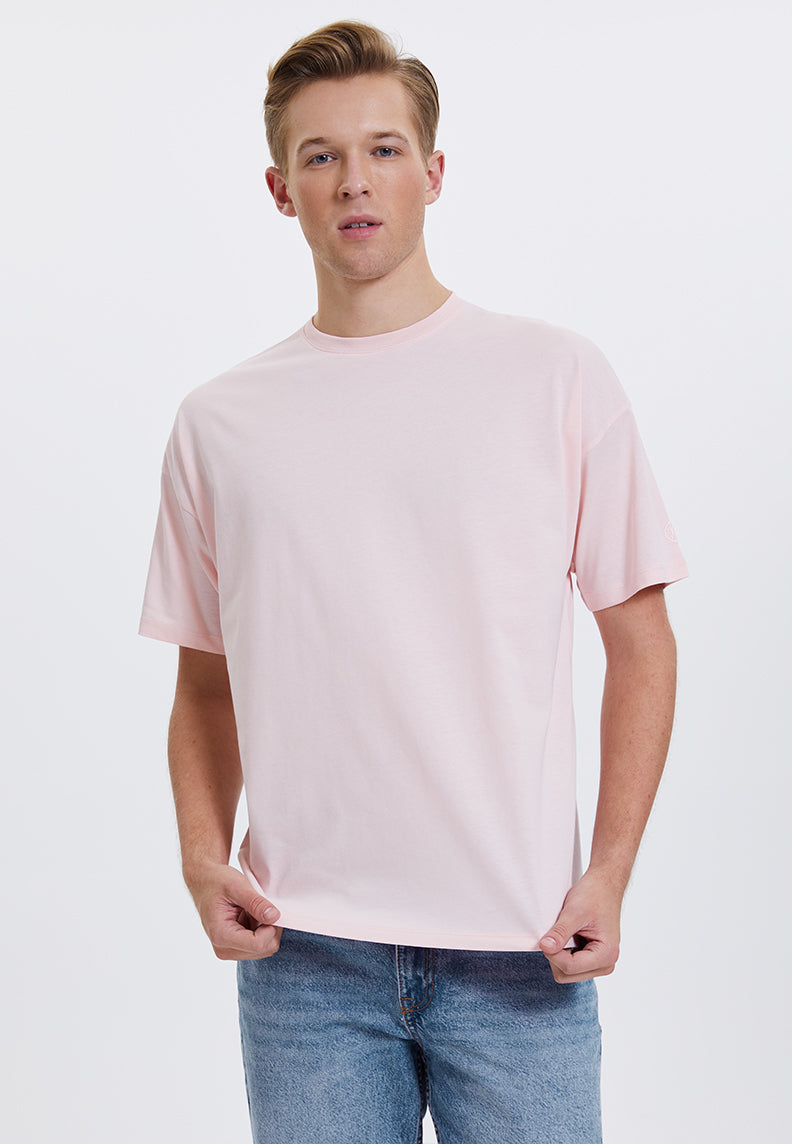 ESSENTIALS OVERSIZED TEE in Strawberry Cream
