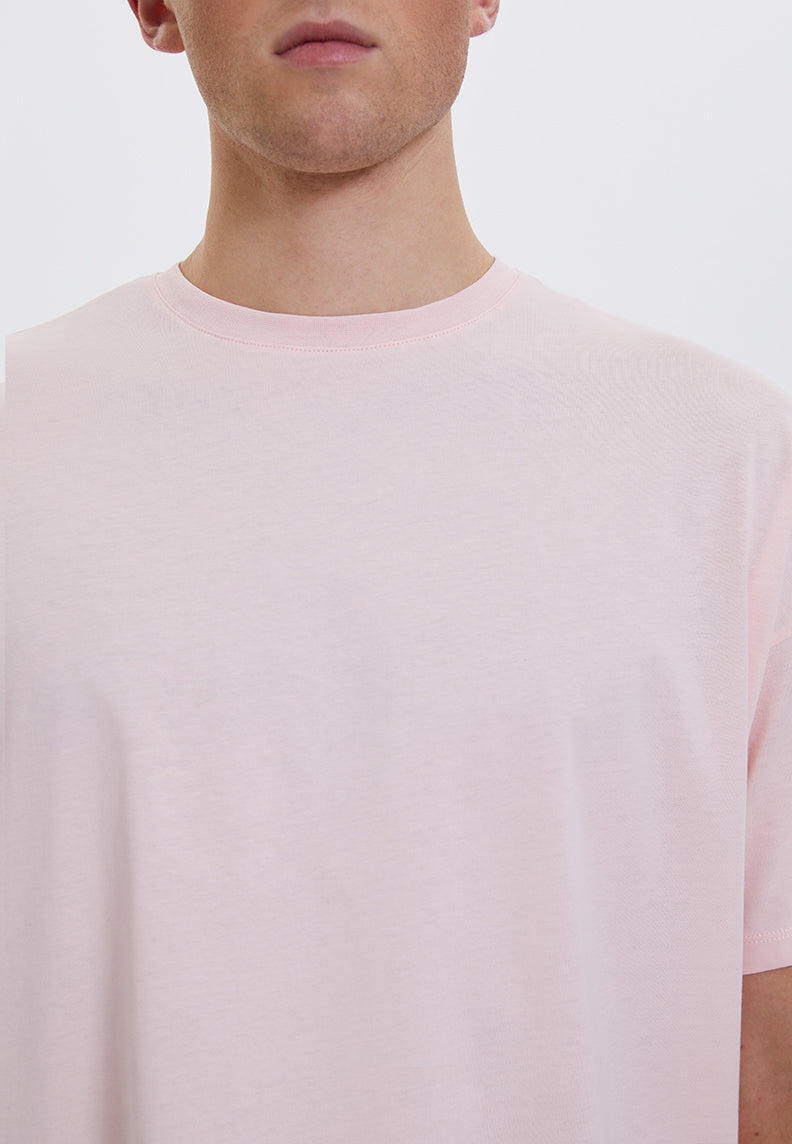 ESSENTIALS OVERSIZED TEE in Strawberry Cream
