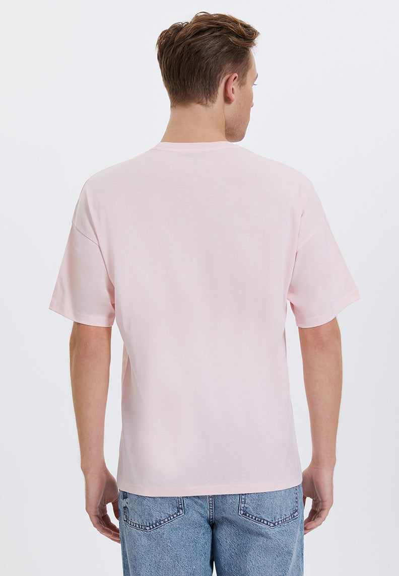 ESSENTIALS OVERSIZED TEE in Strawberry Cream