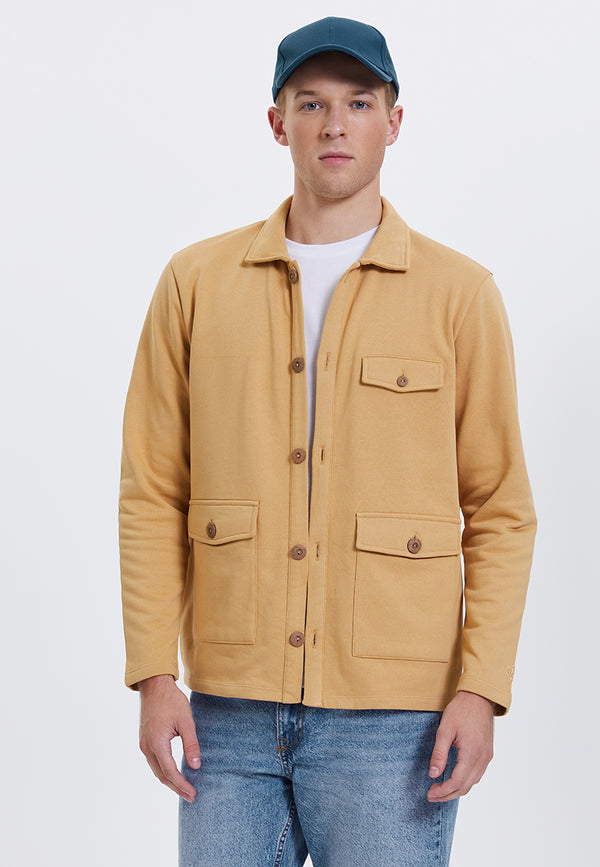 CORE OVERSHIRT in Iced Coffee