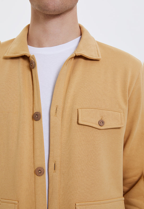CORE OVERSHIRT in Iced Coffee