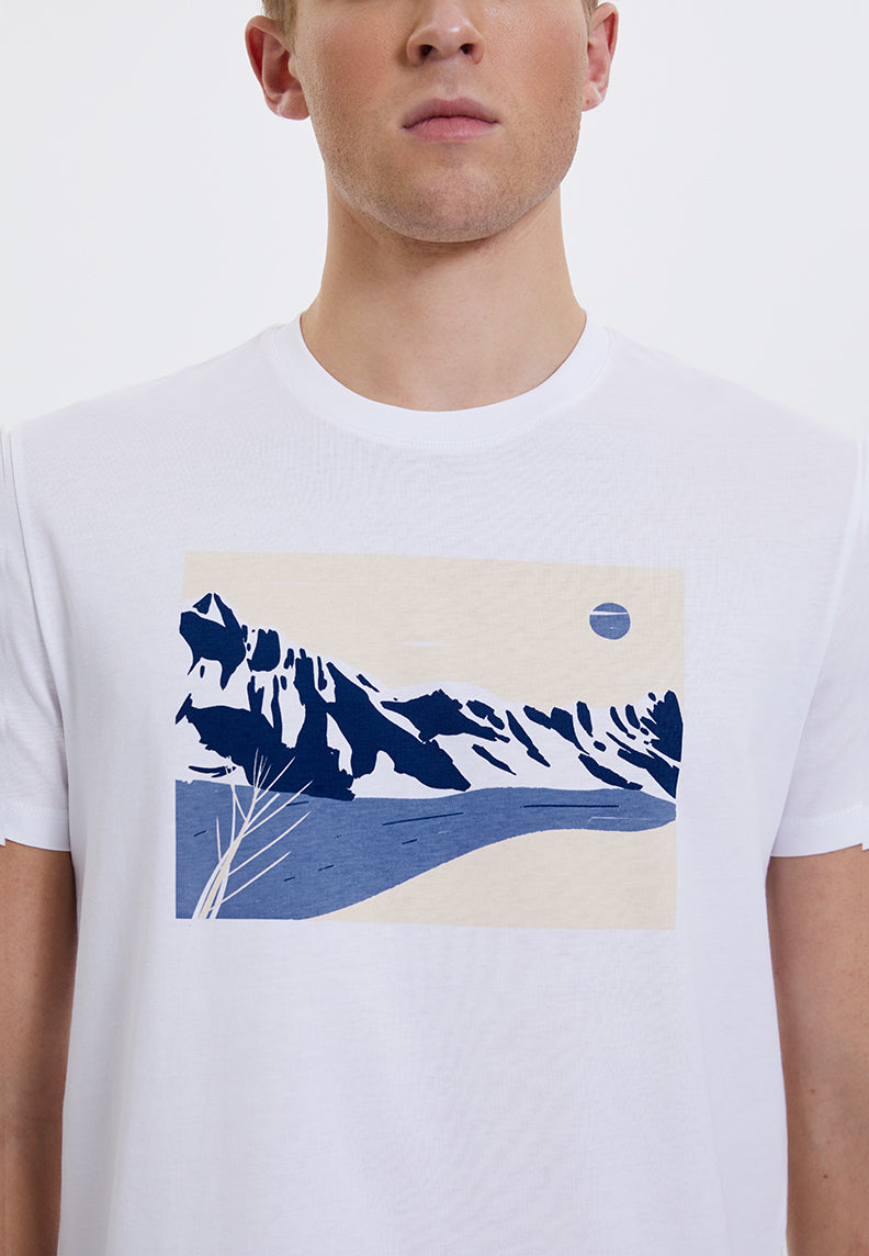 WMWINTER RIVER TEE in White