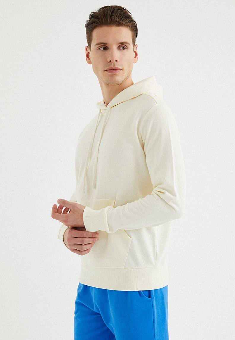 CORE HOODIE w/POCKET in Vanilla Ice