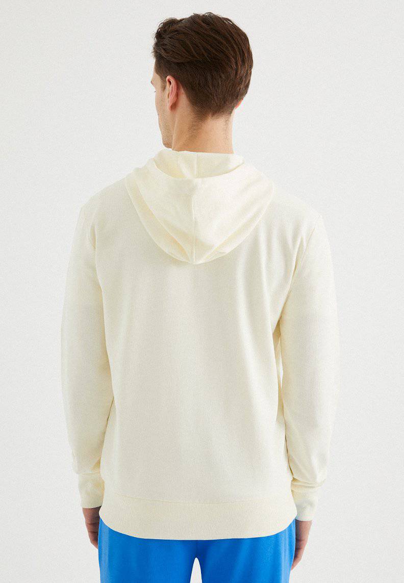 CORE ZIP HOODIE in Vanilla Ice