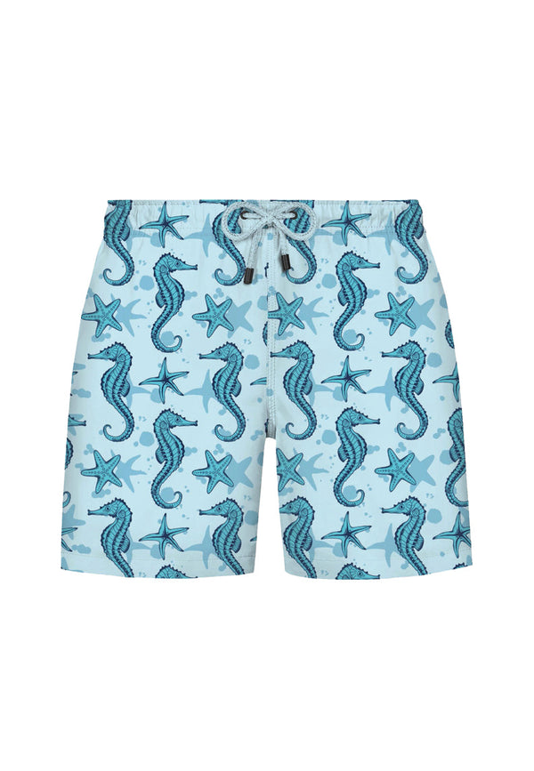 KIDS SEAHORSE ICON SWIM SHORTS