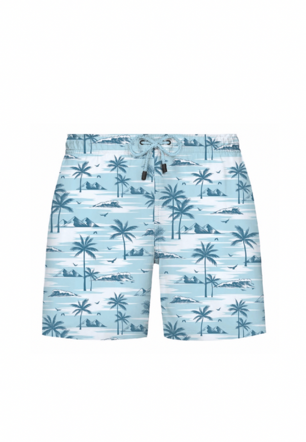 KIDS TROPICAL ISLAND SWIM SHORTS