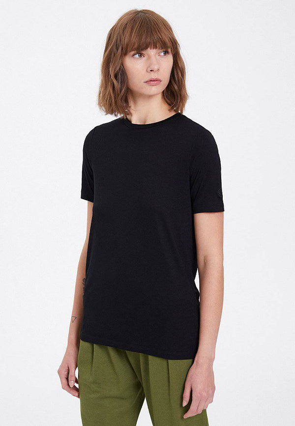 ESSENTIALS CREW NECK LOOSE TEE in Black