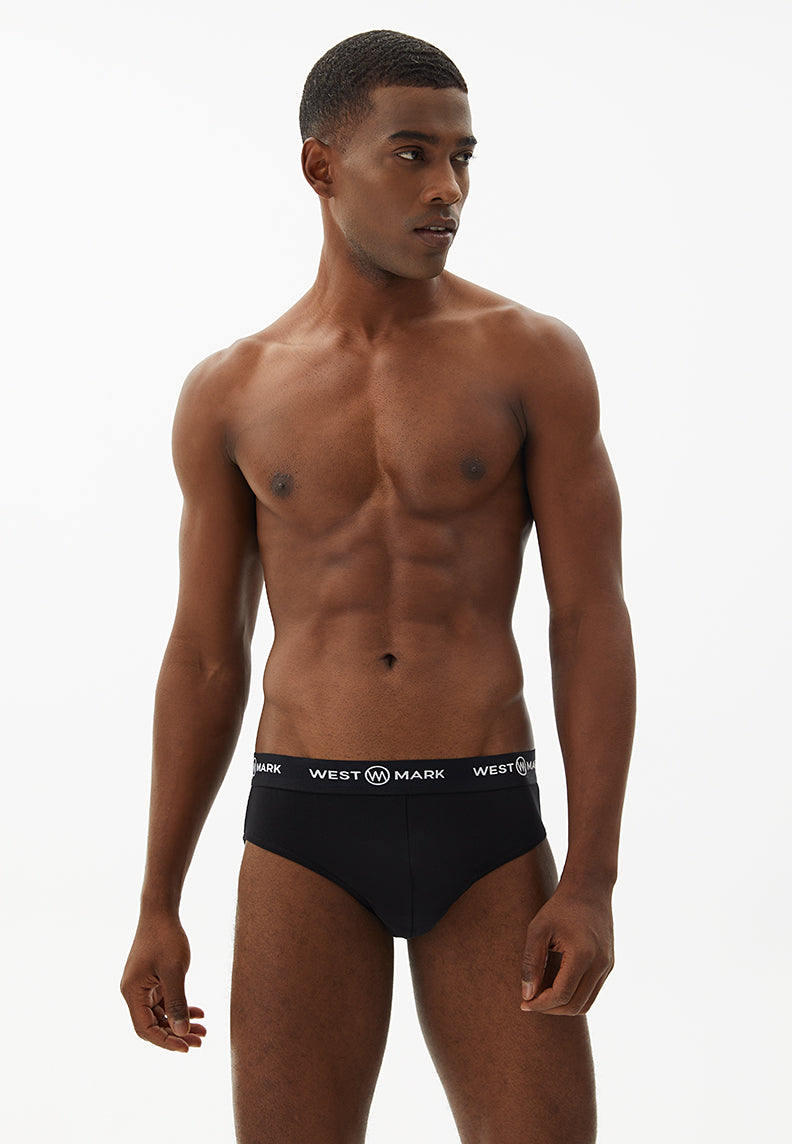 LOGAN BRIEF 3-PACK in Black, Khaki, Navy