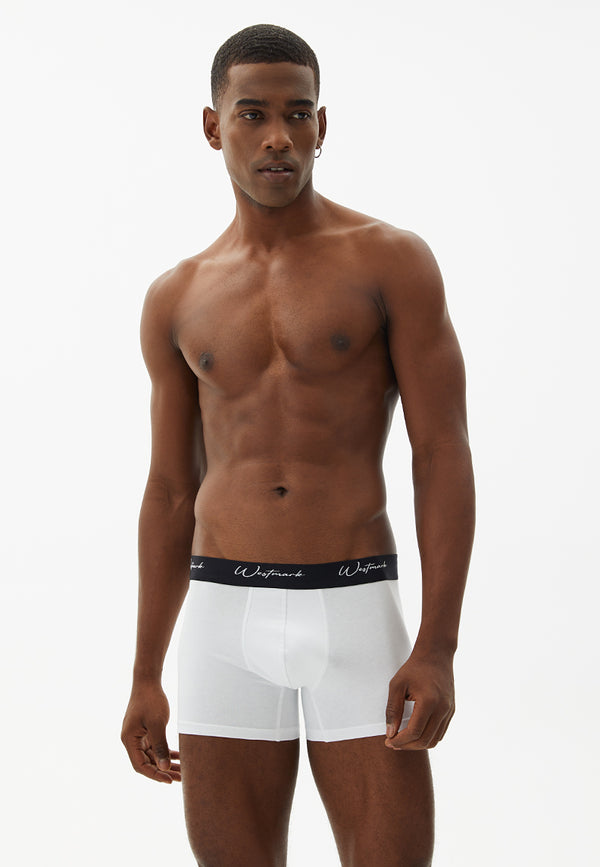 LUCAS TRUNK 3-PACK in Black, White, Grey Melange