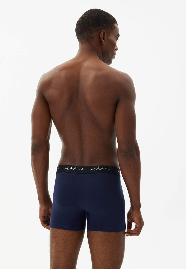 LUCAS TRUNK 3-PACK in Bordeaux, Grey Melange, Navy