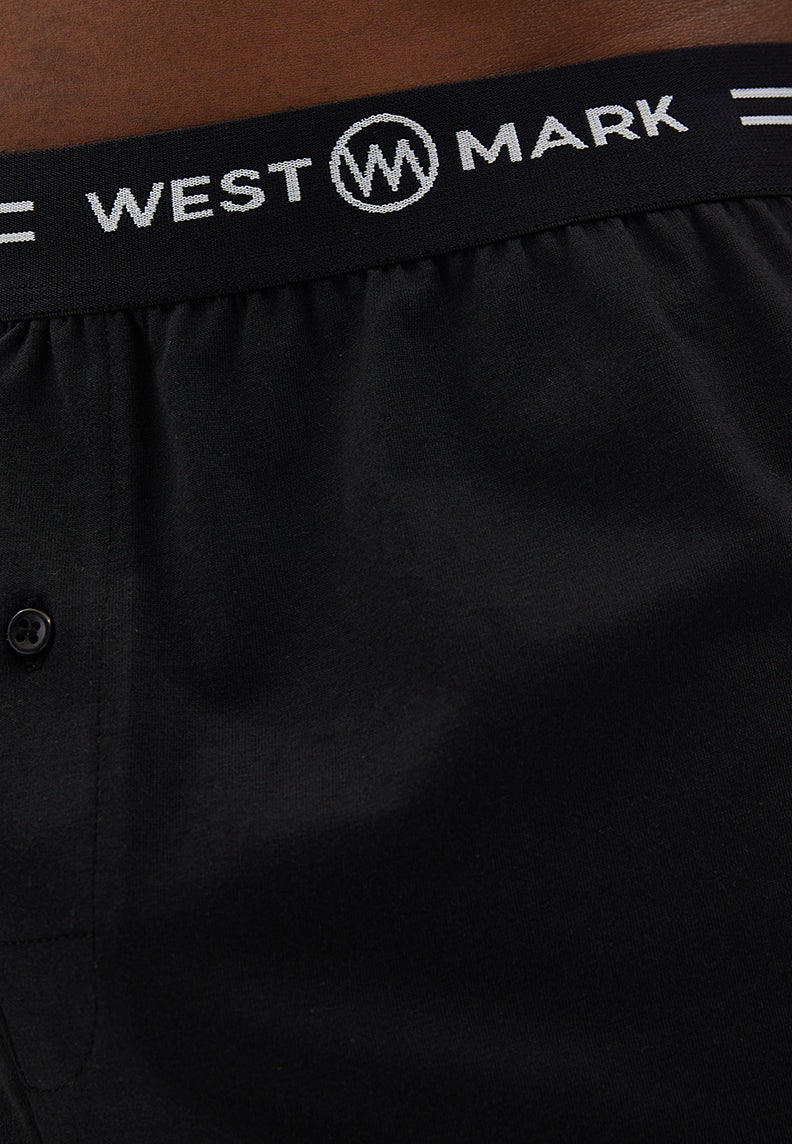 TEDDY BOXER 2-PACK in Black