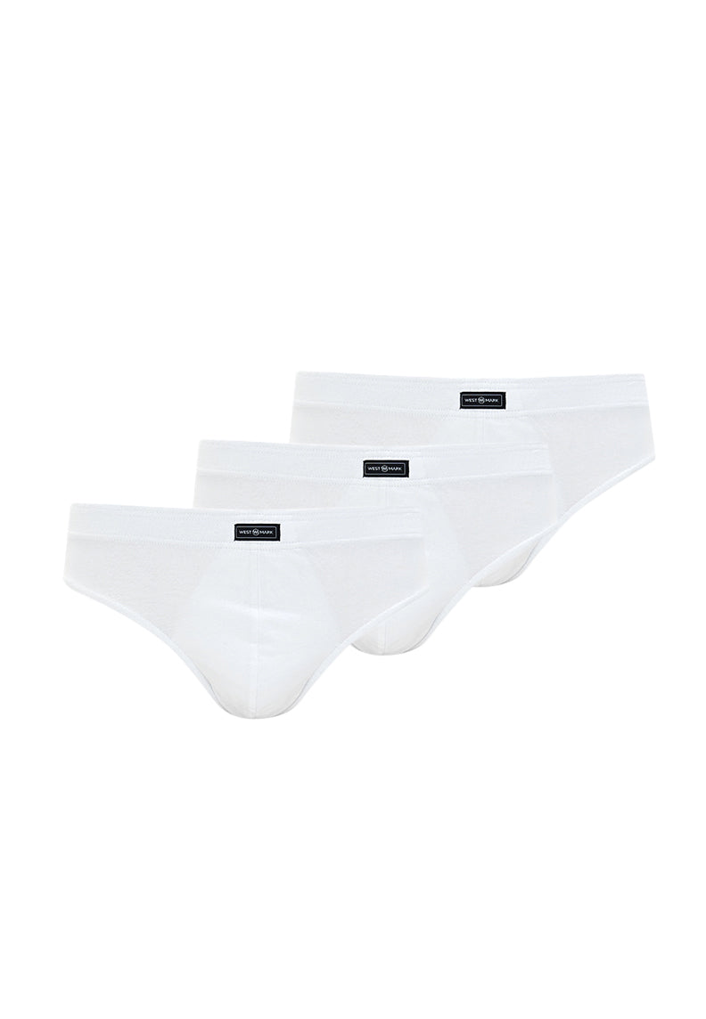 BRUNO BRIEF 3-PACK in White