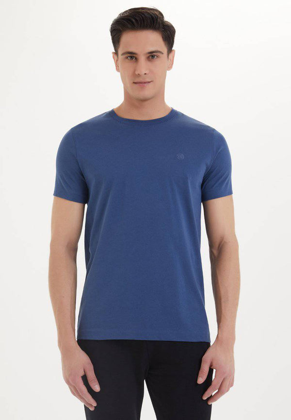ESSENTIALS O-NECK T-SHIRT in Dark Denim