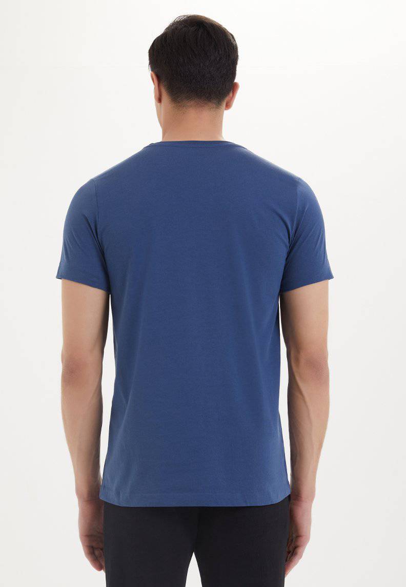 ESSENTIALS O-NECK T-SHIRT in Dark Denim